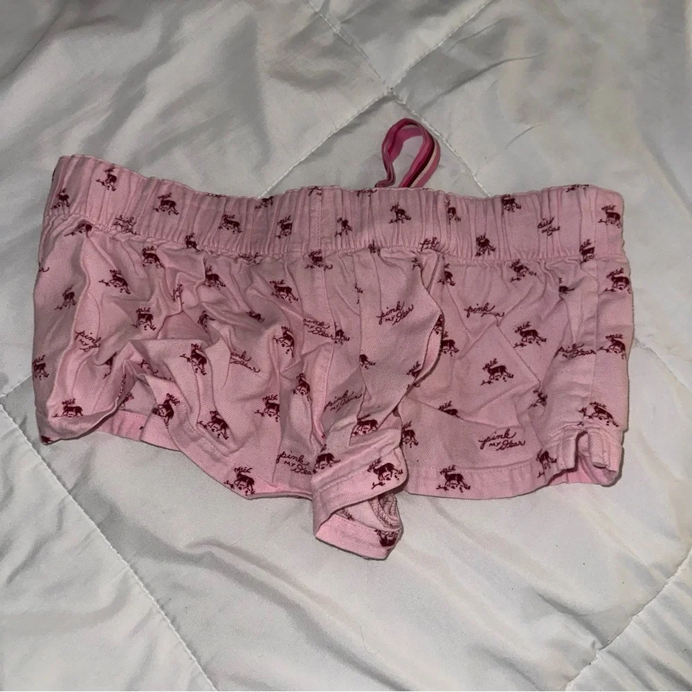 PINK Victoria's Secret Pink deer Print Sleep Shorts - Picture 3 of 5